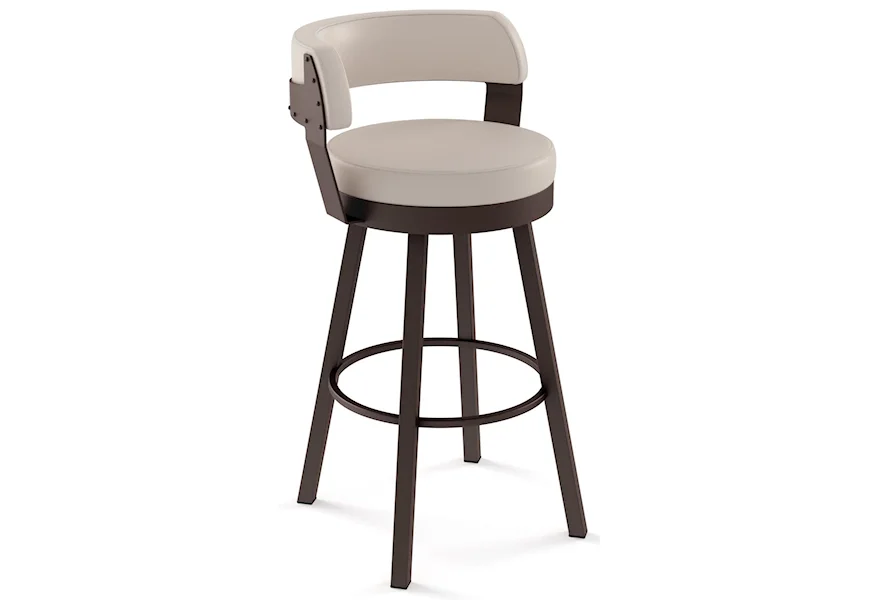 Industrial - Amisco 30" Russell Swivel Stool by Amisco at Esprit Decor Home Furnishings